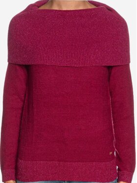Yes Zee Yes Zee Maglione maglione donna Bordeaux Regular Fit