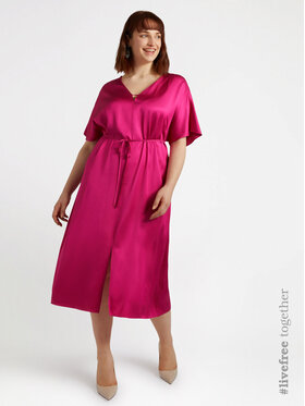 Fiorella Rubino Fiorella Rubino Sukienka koktajlowa 7003T001640N019 Różowy Regular Fit