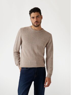 Guess Guess Sweter 170941 Beżowy Classic Fit