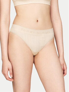 Tommy Hilfiger Tommy Hilfiger Stringi UW0UW05503 Beżowy