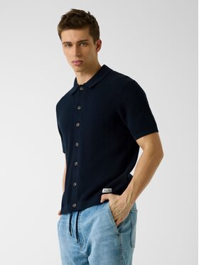 Guess Guess T-Shirt 181628 Modrá Classic Fit