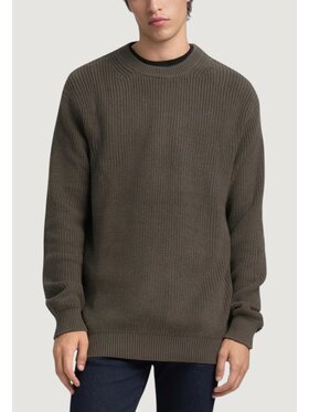 REPLAY REPLAY Sweter UK4722.000.G23788 Zielony Casual Fit