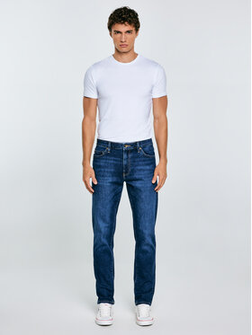 BIG STAR BIG STAR Jeansy HARPER Granatowy Tapered Fit