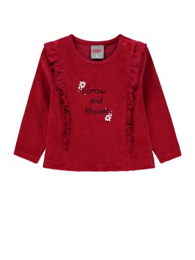 Kanz Kanz Bluza 2122323-2120 Czerwony Basic Fit
