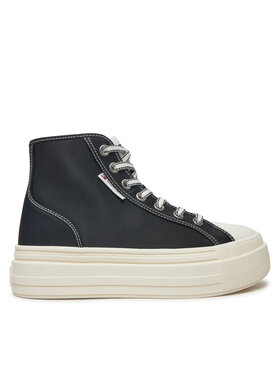 Tommy Jeans Tommy Jeans Sneakers aus Stoff Foxing EN0EN02704 Schwarz