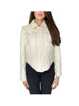 PINKO PINKO Μπουφάν πουπουλένιο Giubbino donna guscio nylon Μπεζ Regular Fit