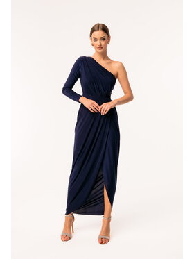 Aurora Aurora Sukienka wieczorowa Isis Granatowy Feminine Fit
