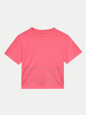 Guess Guess T-Shirt J4YI17 K6YW4 Rosa Boxy Fit