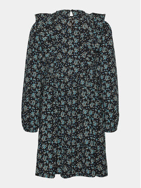Vero Moda Girl Vero Moda Girl Φόρεμα καθημερινό Floraly 10301856 Μαύρο Regular Fit
