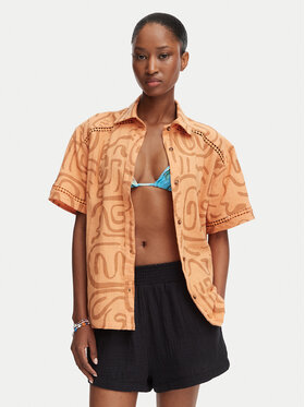Billabong Billabong Särk Summers End EBJWT00126 Oranž Oversize