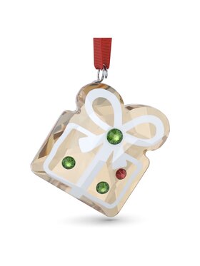 Swarovski Swarovski Ozdoba Holiday Cheers Piernikowy prezent 5656278 Brązowy