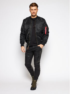 Alpha Industries Bomber Ma-1 Vf 59 Long 168100 Crna Slim Fit