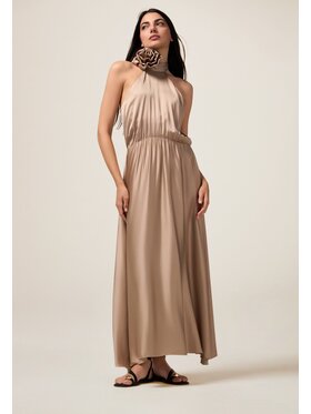 Oltre Oltre Abito da sera 7033R004988N002 Crema A-Line Fit