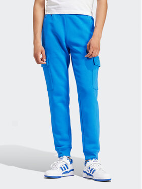 adidas adidas Pantaloni da tuta adicolor Trefoil IP2758 Blu Slim Fit