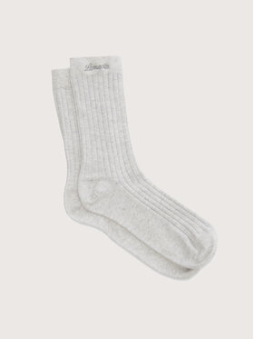 La Mania La Mania Calzini corti da donna RIBBED Grigio