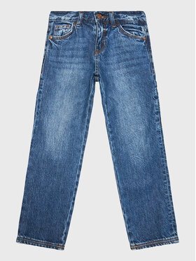 Guess Guess Jeans hlače L3RA11 D4QP0 Modra Oversize
