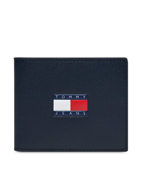 Tommy Jeans Tommy Jeans Portofel Mare pentru Bărbați Tjm Heritage Leather Cc & Coin AM0AM12086 Bleumarin