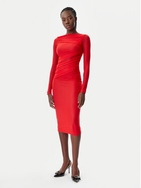 PINKO PINKO Koktélruha 104838 A2H1 R48 Piros Slim Fit