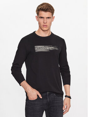Guess Guess S dlhými rukávmi M3YI15 K8FQ4 Čierna Regular Fit