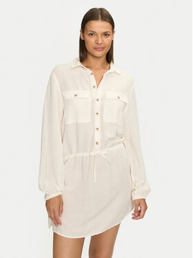 Banana Moon Banana Moon Ljetna haljina Sundy Holidays LHN10 Bijela Regular Fit