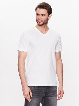 Volcano Volcano T-Shirt Slit M02370-S23 Biały Regular Fit
