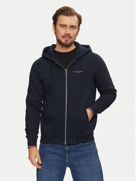 Tommy Hilfiger Tommy Hilfiger Džemperis Small Logo MW0MW37687 Tamsiai mėlyna Regular Fit