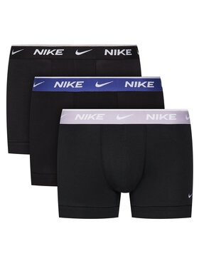 Nike Nike Комплект 3 чифта боксерки 0000KE1008 Черен