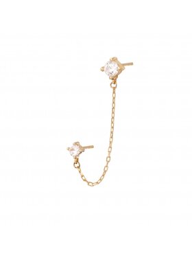 ANIA KRUK ANIA KRUK Piercing SYZKS0910Z Żółte złocenie