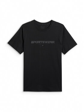 4F 4F T-Shirt BRAND CODE Czarny Regular Fit