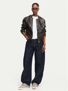 Calvin Klein Jeans Calvin Klein Jeans Jacke aus Kunstleder LV047G516G Braun Regular Fit