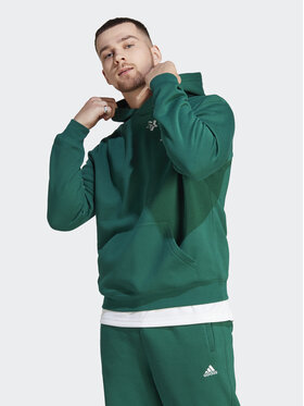adidas adidas Суитшърт Scribble IJ6449 Зелен Loose Fit