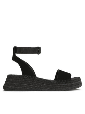 Calvin Klein Jeans Calvin Klein Jeans Espadrilles Sporty Wedge Rope Su Con YW0YW00977 Fekete