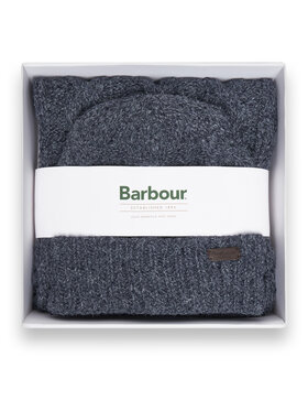 Barbour Barbour Set berretto e sciarpa Jesmond MGS0096NY91 Blu scuro