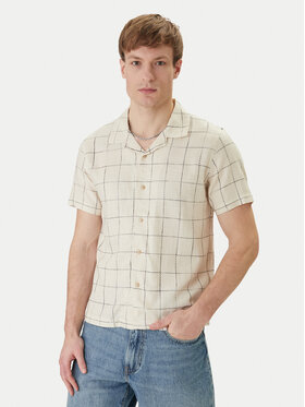 Guess Guess Hemd M6GH46 W1754 Beige Regular Fit