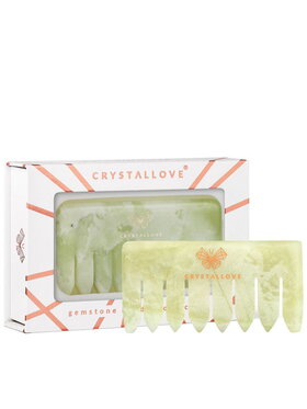 Crystallove Crystallove Jadeit Grzebień do masażu skóry głowy