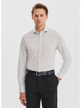 Pako Lorente Pako Lorente Koszula P25WF-1X-033 Biały Slim Fit