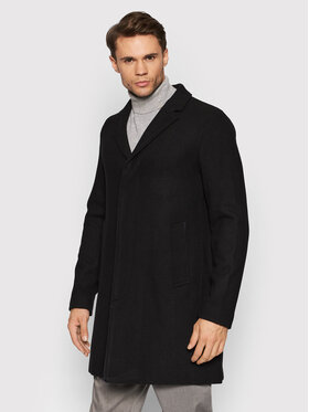 Selected Homme Selected Homme Cappotto di lana Hagen 16081403 Nero Regular Fit