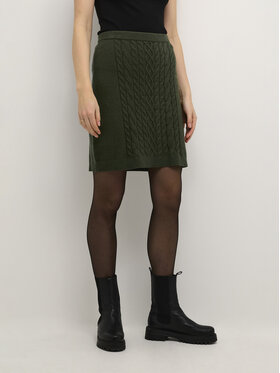 Cream Cream Mini sukně Crdela Knit 10611918 Zelená Shaped Fit