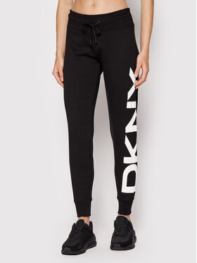 DKNY Sport DKNY Sport Donji dio trenerke DP1P1947 Crna Regular Fit
