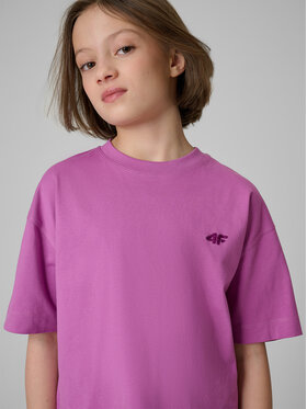 4F 4F T-Shirt JELLIFICATION Fioletowy Loose Fit
