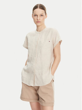 Tommy Hilfiger Tommy Hilfiger Cămașă WW0WW44715 Bej Regular Fit