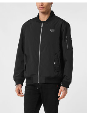 PHILIPP PLEIN PHILIPP PLEIN Kurtka bomber 25601 Czarny Regular Fit