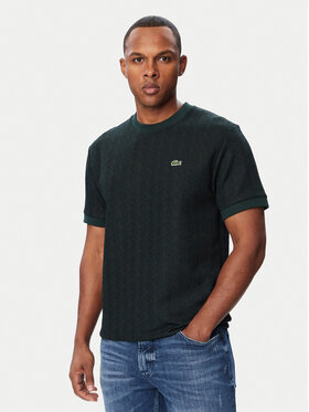Lacoste Lacoste T-shirt TH1197 Verde scuro Regular Fit