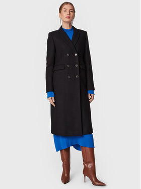 IVY OAK IVY OAK Вълнено палто Celina IO1122F1013 Черен Regular Fit