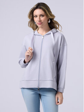 Oltre Oltre Felpa G863J104015N003 Grigio Regular Fit