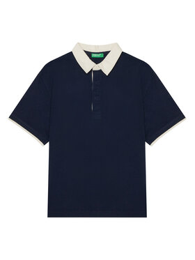 United Colors Of Benetton United Colors Of Benetton Поло 3MI5C301U Cиній Relaxed Fit