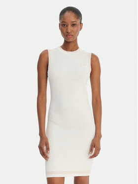 Guess Guess Úpletové šaty V6GK04 Z0648 Bílá Regular Fit