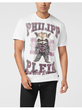 PHILIPP PLEIN PHILIPP PLEIN T-Shirt 26223 Biały Regular Fit