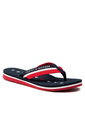 Tommy Hilfiger Tommy Hilfiger Джапанки Tommy Loves Ny Beach Sandal FW0FW02370 Тъмносин