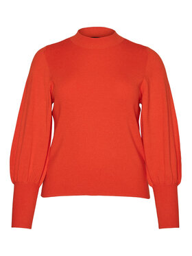 Vero Moda Curve Vero Moda Curve Pulover 10291293 Oranžna Regular Fit